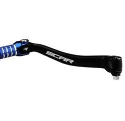 Bihr Sélecteur De Vitesse SCAR Noir Mat/embout Bleu Kawasaki KX85