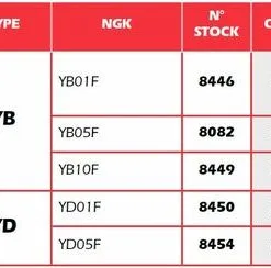 Bihr Anti-parasite NGK - YB01F