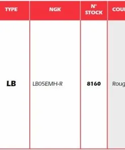 Bihr Anti-parasite NGK Rouge - LB05EMH-R