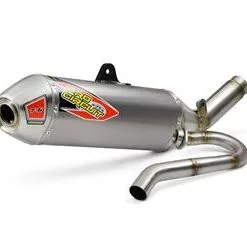 Bihr Ligne Complète PRO CIRCUIT T-6 Dual Euro Inox/silencieux Titane/casquette Inox Honda CRF450RX