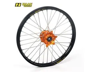 Bihr Roue Avant Complète HAAN WHEELS 21x1,60x36T Jante Noir/moyeu Orange/rayons Noir/têtes De Rayons Orange 1 Bihr Roue Avant Complète HAAN WHEELS 21x1,60x36T Jante Noir/moyeu Orange/rayons Noir/têtes De Rayons Orange