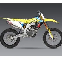 Bihr Ligne Complète YOSHIMURA RS-12 Signature Series Inox/silencieux Alu/casquette Carbone Suzuki RM-Z450