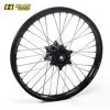 Bihr Roue Avant Complète HAAN WHEELS 17x3,50x36T Jante Noir/moyeu Noir/rayons Noir/têtes De Rayons Argent