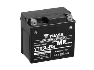 Bihr Batterie YUASA YTX5L-BS Sans Entretien Livrée Avec Pack Acide 1 Bihr Batterie YUASA YTX5L-BS Sans Entretien Livrée Avec Pack Acide