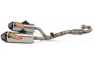 Bihr Ligne Complète PRO CIRCUIT T-6 Dual Euro Inox/silencieux Titane/casquette Carbone Honda CRF450R/RX 1 Bihr Ligne Complète PRO CIRCUIT T-6 Dual Euro Inox/silencieux Titane/casquette Carbone Honda CRF450R/RX