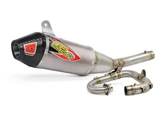 Bihr Ligne Complète PRO CIRCUIT T-6 Inox Silencieux Titane/casquette Carbone KTM SX-F/FC 250 1 Bihr Ligne Complète PRO CIRCUIT T-6 Inox Silencieux Titane/casquette Carbone KTM SX-F/FC 250