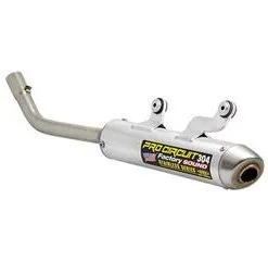 Bihr Silencieux PRO CIRCUIT 304 Alu Brossé/casquette Inox KTM/Husqvarna