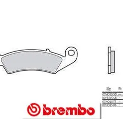 Bihr Plaquettes De Frein Avant BREMBO 07HO25SD Métal Fritté