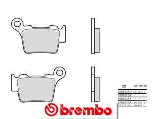 Bihr Plaquettes De Frein Arrière BREMBO 07BB275A Organique 1 Bihr Plaquettes De Frein Arrière BREMBO 07BB275A Organique