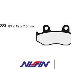 Bihr Plaquettes De Frein Avant NISSIN 2P-223GS Semi-métallique