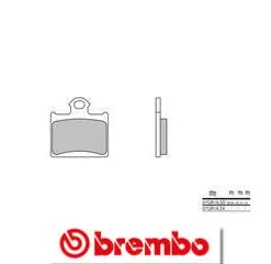Bihr Plaquettes De Frein Arrière BREMBO 07GR16SX Métal Fritté
