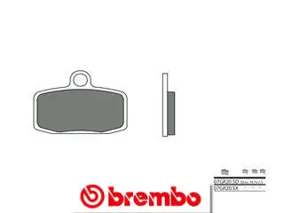 Bihr Plaquettes De Frein Avant BREMBO 07GR20SD Métal Fritté 2 Bihr Plaquettes De Frein Avant BREMBO 07GR20SD Métal Fritté – Image 2