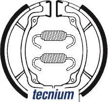 Bihr Mâchoires De Frein TECNIUM BA015 Organique