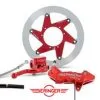 Bihr Kit Freinage BERINGER Top Race Roue 17" étrier Aerotec® Axial 6 Pistons Rouge Suzuki RM-Z250/450