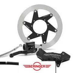 Bihr Kit Freinage BERINGER Top Race Roue 17" étrier Aerotec® Axial 6 Pistons Noir KTM/HVA