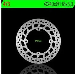 Bihr Disque De Frein NG 473 Rond Fixe