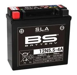 Bihr Batterie BS BATTERY 12N5.5-4A SLA Sans Entretien Activée Usine