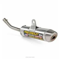 Bihr Silencieux PRO CIRCUIT 304 Alu Brossé/casquette Inox KTM/Husqvarna
