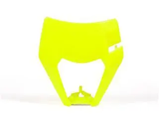 Bihr Plaque Phare POLISPORT Jaune Fluo KTM 1 Bihr Plaque Phare POLISPORT Jaune Fluo KTM