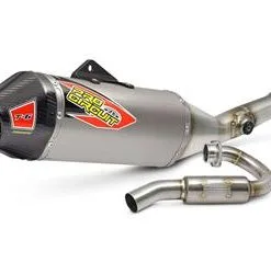 Bihr Ligne Complète PRO CIRCUIT T-6 Euro Inox/silencieux Titane Kawasaki KX450F