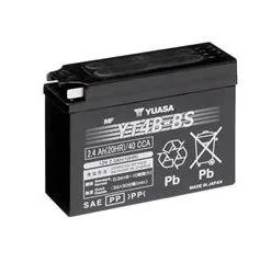 Bihr Batterie YUASA YT4B-BS Sans Entretien Livrée Avec Pack Acide