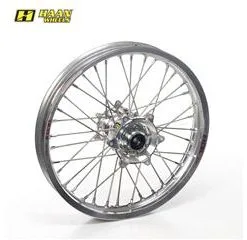 Bihr Roue Arrière Complète HAAN WHEELS 18x2,15x36T Jante Argent/moyeu Argent/rayons Argent/têtes De Rayons Argent