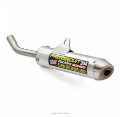 Bihr Silencieux PRO CIRCUIT 304 Alu Brossé/casquette Inox Yamaha YZ85