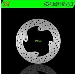 Bihr Disque De Frein NG 237 Rond Fixe