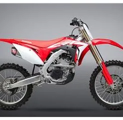 Bihr Ligne Complète YOSHIMURA RS-9E Inox/silencieux Double Inox/casquette Carbone Honda CRF250R