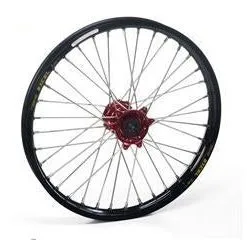 Bihr Roue Avant Complète ART 21x1,60x36T Jante Noir/moyeu Or/rayons Argent/têtes De Rayons Argent