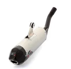 Bihr Silencieux 2 Temps ART Aluminium/casquette Carbone KTM/Husqvarna