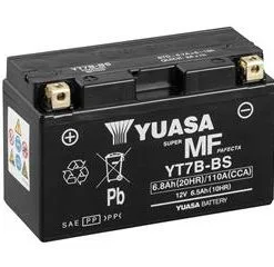 Bihr Batterie Yuasa Sans Entretien Livrée Avec Pack Acide