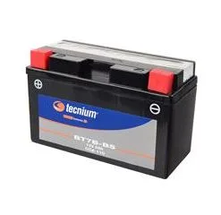 Bihr Batterie TECNIUM BT7B-BS Sans Entretien Livrée Avec Pack Acide