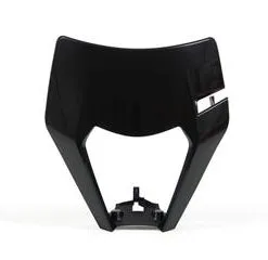 Bihr Plastique De Plaque Phare RACETECH Noir KTM EXC