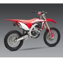 Bihr Silencieux Double YOSHIMURA RS-9T Signature Series Inox/casquette Carbone Honda CRF250R