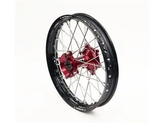 Bihr Roue Arrière Complète ART 18x2,15x36T Jante Noir/moyeu Rouge/rayons Argent/têtes De Rayons Argent 1 Bihr Roue Arrière Complète ART 18x2,15x36T Jante Noir/moyeu Rouge/rayons Argent/têtes De Rayons Argent