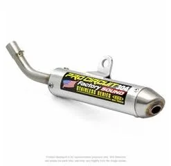 Bihr Silencieux PRO CIRCUIT 304 Alu Brossé/casquette Inox KTM/Husqvarna