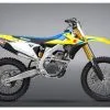 Bihr Ligne Complète YOSHIMURA RS-4 Signature Series Titane Silencieux Carbone/casquette Carbone Suzuki RM-Z450