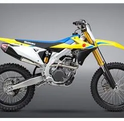 Bihr Ligne Complète YOSHIMURA RS-4 Signature Series Titane Silencieux Carbone/casquette Carbone Suzuki RM-Z450