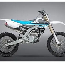 Bihr Ligne Complète YOSHIMURA RS4 Signature Series Inox Silencieux Alu/casquette Carbone Yamaha YZ250F