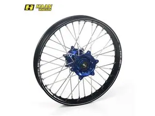 Bihr Roue Arrière Complète HAAN WHEELS A60 18x2,15x36T Jante Noir/moyeu Bleu/rayons Argent/têtes De Rayons Argent 1 Bihr Roue Arrière Complète HAAN WHEELS A60 18x2,15x36T Jante Noir/moyeu Bleu/rayons Argent/têtes De Rayons Argent
