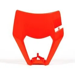 Bihr Plastique De Plaque Phare RACETECH Orange Fluo KTM EXC