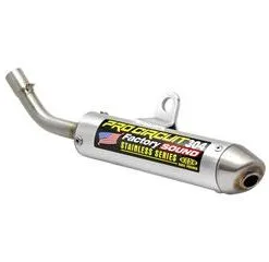 Bihr Silencieux PRO CIRCUIT 304 Alu Brossé/casquette Inox KTM/Husqvarna