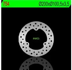 Bihr Disque De Frein NG 754 Rond Fixe