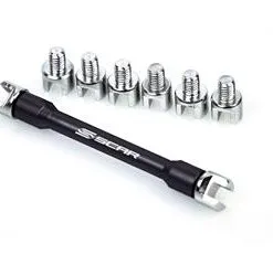 Bihr Kit Clé à Rayons SCAR Noir