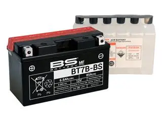 Bihr Batterie BS BATTERY BT7B-BS Sans Entretien Livrée Avec Pack Acide 1 Bihr Batterie BS BATTERY BT7B-BS Sans Entretien Livrée Avec Pack Acide