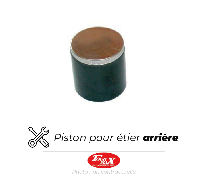 Bihr Piston D'étrier De Frein Arrière TOURMAX à L'unité 1 Bihr Piston D'étrier De Frein Arrière TOURMAX à L'unité