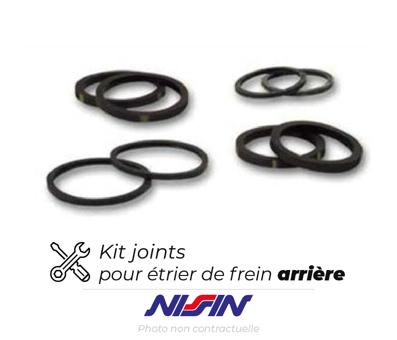 Bihr Kit Joints D'étrier De Frein Arrière Nissin 1 Bihr Kit Joints D'étrier De Frein Arrière Nissin