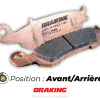 Bihr Plaquettes De Frein Arrière BRAKING 897CM44 Métal Fritté KTM/Husqvarna