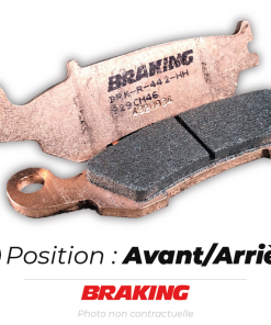 Bihr Plaquettes De Frein Arrière BRAKING 897CM44 Métal Fritté KTM/Husqvarna